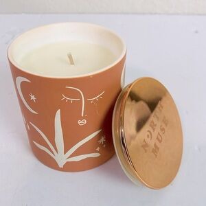 North Muse Boho Amber And Myrrh Scented Soy Candle 10oz